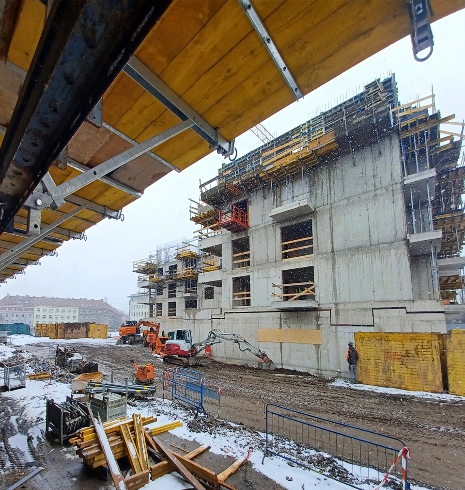 Stavba druhé etapy projektu Kolbenova Park pokračuje