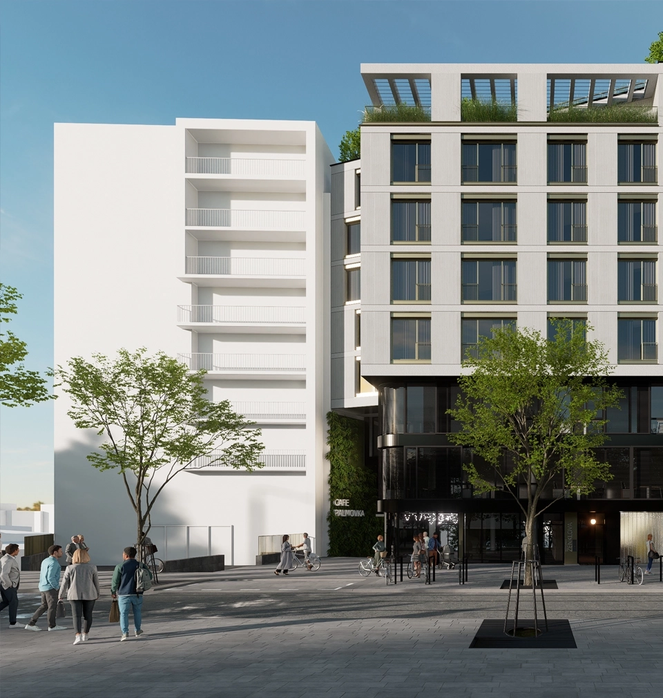 Nový polyfunkční blok Zenklova