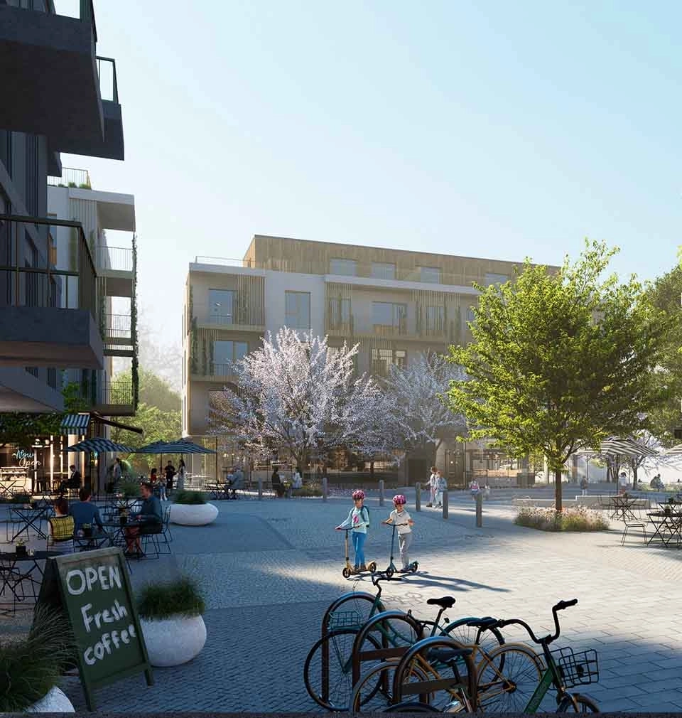 Na okraji Prahy navrhujeme nové centrum Jesenice