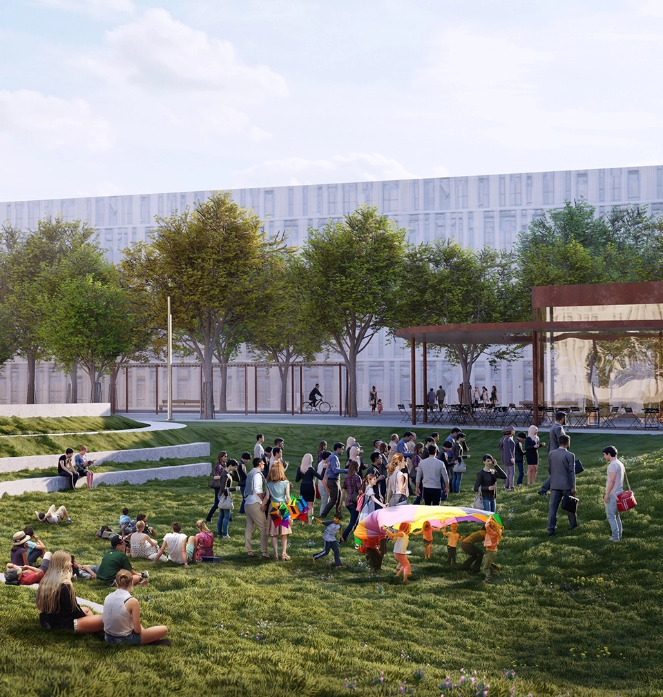 Smíchov City nabídne nejen moderní architekturu, ale také příjemné veřejné prostory pro každodenní život